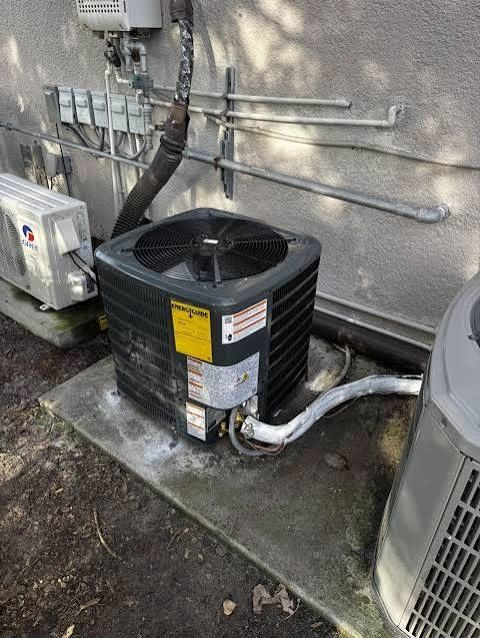 Condenser unit installation